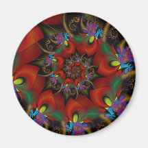 Exotic Blooms Magnet