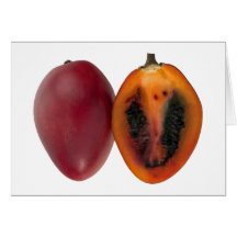 Exotic Fruit Tamarillos Greeting card