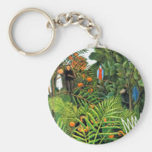 Exotic Landscape   (Paysage Exotique) Keychains