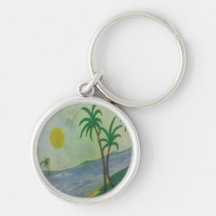 Exotic Tropical Keychain