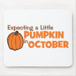 Expecting A Little Pumpkin In October Mousepad