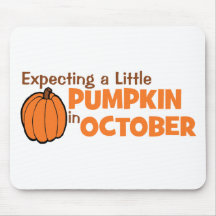 Expecting A Little Pumpkin In October Mousepad