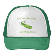 Expecting Twins Hat: 2 Peas In The Pod!