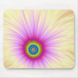 Explosion of Colour on Yellow Mouse Pad