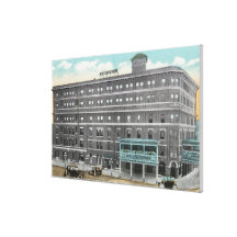 Exterior View of the Arlington Hotel Canvas Prints