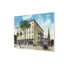Exterior View of the De Witt Hotel Canvas Prints