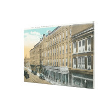 Exterior View of the Hotel Bennett Canvas Prints