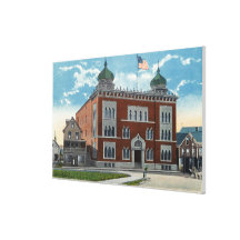 Exterior View of the Kora Temple, Shrine Canvas Prints
