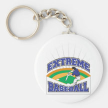 Extreme Baseball Keychain