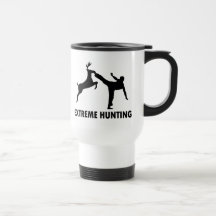 Extreme Hunting Deer Karate Kick Mug