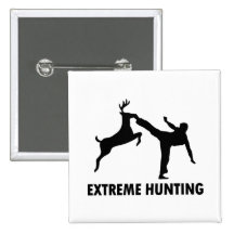 Extreme Hunting Deer Karate Kick Pins