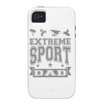 Extreme Sport Dad iPhone 4/4S Cases
