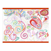 Exuberant Post Card