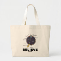 Eye Believe (Anatomical Humour) Canvas Bag