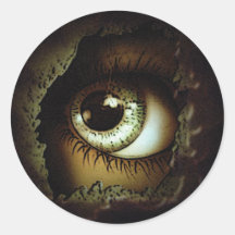 Eye Can See You Round Stickers