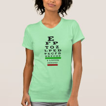 EYE CHART Gifts T-shirt