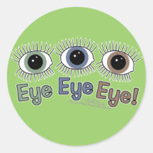 Eye Eye Eye! Round Stickers