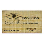 Eye of Horus - Papyrus Business Card Templates