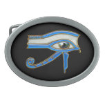Eye of Horus Wadjet Ancient Egyptian Art Buckle Oval Belt Buckles