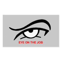 Eye On The Job Business Card