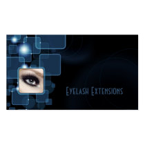 Eyelash extensions business card business cards