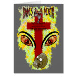 Eyes Like Blazing Fire - Revelation 1:14-18 Greeting Cards