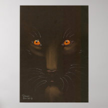 Eyes of Fire - Tiger Face - poster