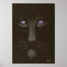 Eyes of Ice - tiger face - poster
