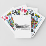 F14 Tomcat VF-103 Jolly Rogers - drawing Bicycle Card Deck