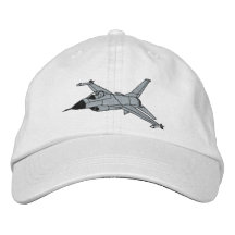 F-16 Fighter Embroidered Baseball Caps