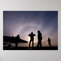 F-18 Ground Crew Poster
