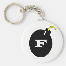 F BOMB KEY CHAIN