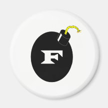 F-BOMB REFRIGERATOR MAGNETS