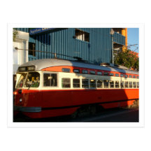 F Line Trolley Postcard
