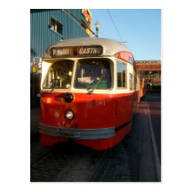 F Line Trolley Postcard