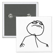 F Yea Rage Face Meme Button