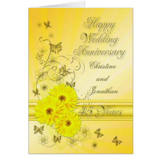 Flower of 45th wedding anniversary