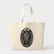 Fabulous French Peacocks Totebag