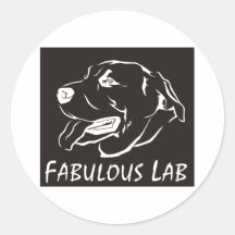Fabulous Labrador Retriever Sticker