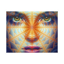 Face of an Angel - Stretched Canvas Print