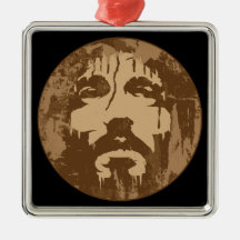 Face of Jesus Christmas Ornaments