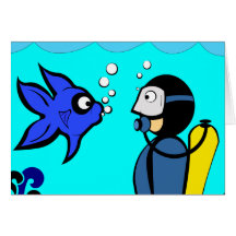 Face Off Greeting Card