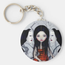 "Faceless Ghosts" Keychain