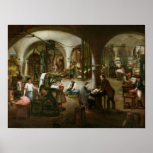 Factory in the Rue d'Aubagne, 1861 Posters