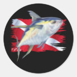 Faded Fish Collection by DiversDen Sticker