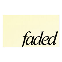 Faded Minimal Logo Business Card