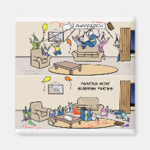 Fainting Goat Surprise Parties Magnet
