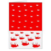 Fainting Goats Christmas Card