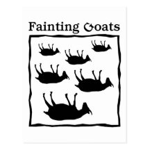 Fainting Goats Postcards