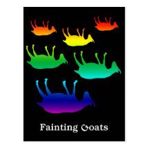 Fainting Goats Postcards